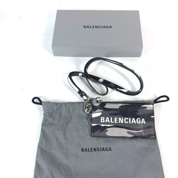 BALENCIAGA Wallet camouflage Card Holder Fragment Case coin purse - Picture 8 of 14